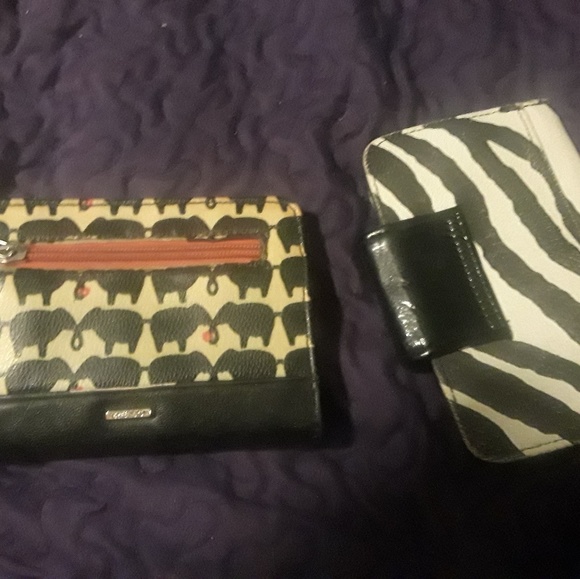 Relic Wallet and xbrand zebra striped phone case/ - Picture 3 of 3
